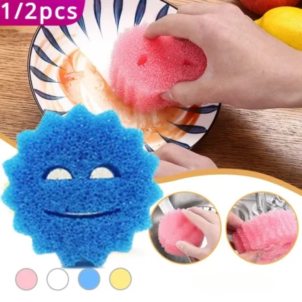 Magic Dishwashing Sponge For Cleaning Supplies Used to Prevent Stains and Odors Scourer to Scrub Dishes Home Cleaning Products